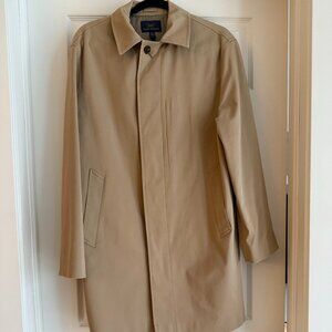 Brooks Brothers “346” Tan Trench Coat – Size 40S